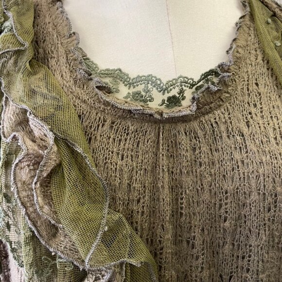 Olive Boho Tunic - Picture 2 of 9